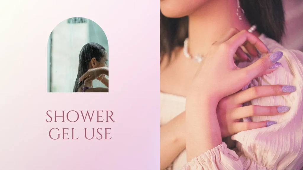 shower gel use
