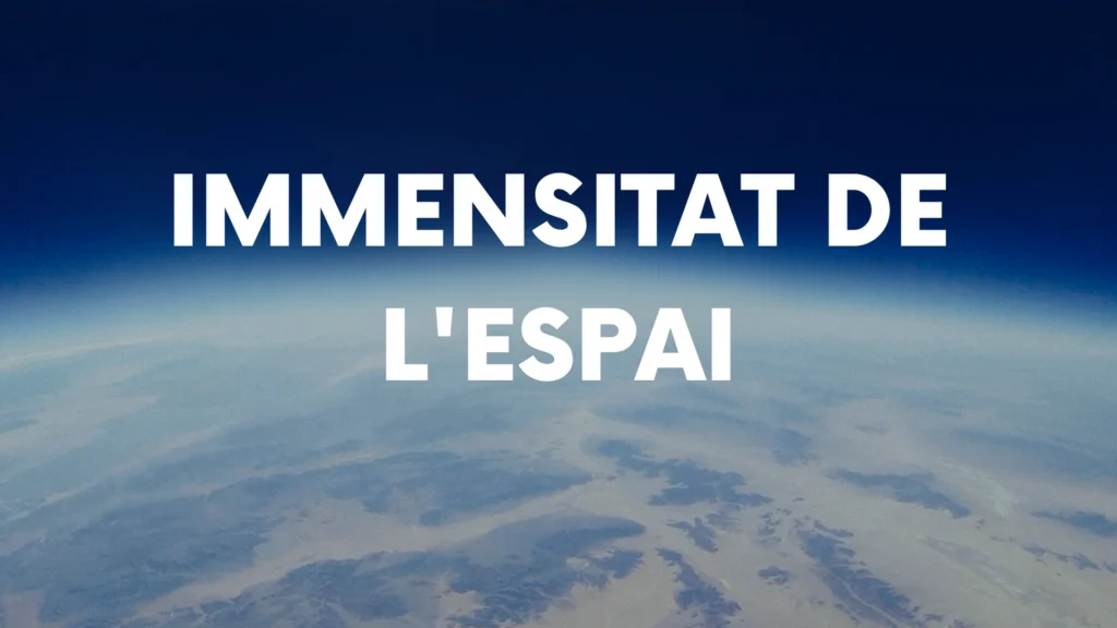 immensitat de l'espai