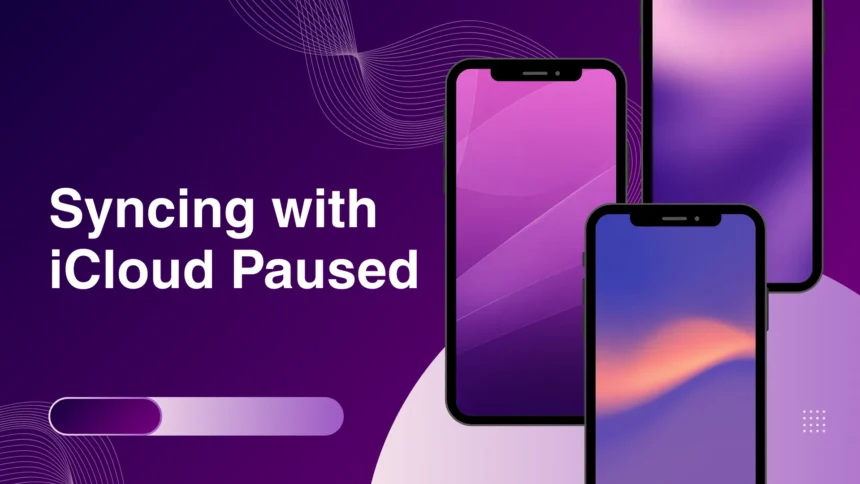 Syncing with iCloud Paused