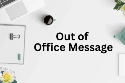 Out of Office Message